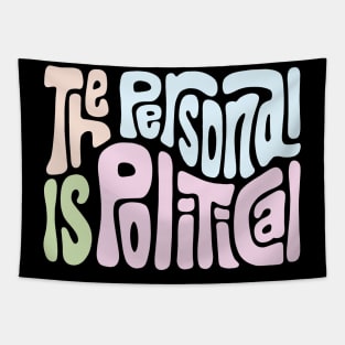 The Personal Is Political Word Art Tapestry