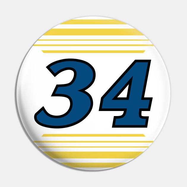 Michael McDowell #34 2024 NASCAR Design Pin by AR Designs 