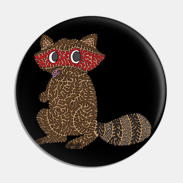 Trash Panda Pin by NightserFineArts