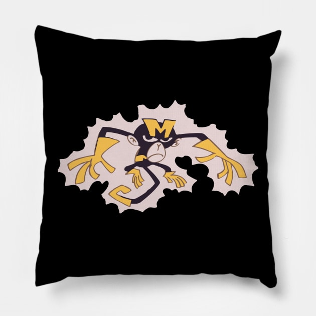 Dial M for Monkey Pillow by AlteredWalters