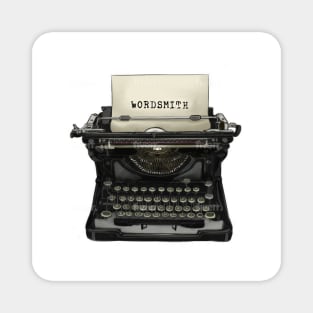 Wordsmith's Typewriter Magnet