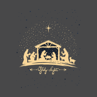 The Nativity Scene Silent Night T-Shirt