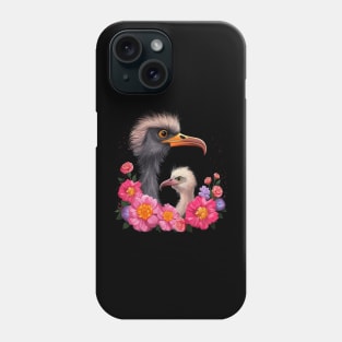 Ostrich Mothers Day Phone Case