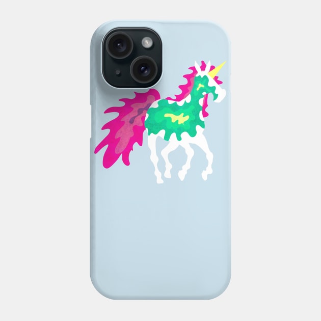 Splattered Unicorn Phone Case by Thatssounicorny