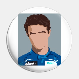 Lando Norris 2020 portrait Pin