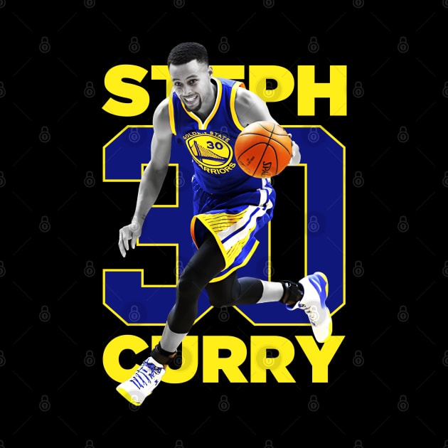 Steph Curry - Basketball 30 by Pittih