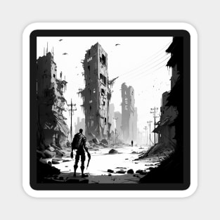 Post apocalyptic Design The last of us style Magnet