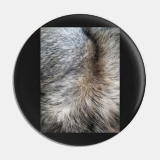 Rabbit fur effect Pin