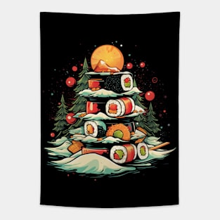 Sushi Christmas Dream Tapestry