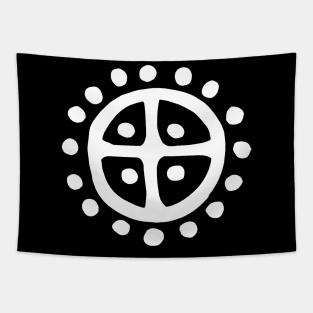 Viking Sun Wheel symbol Tapestry