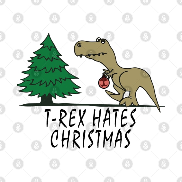 T-Rex - Hates Christmas by madmonkey