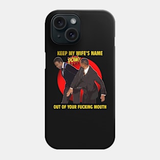 wow will smith slap chris rock Phone Case