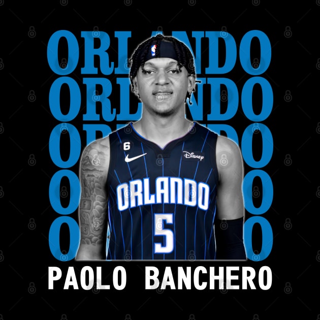 Orlando Magic Paolo Banchero 5 by Thejockandnerd