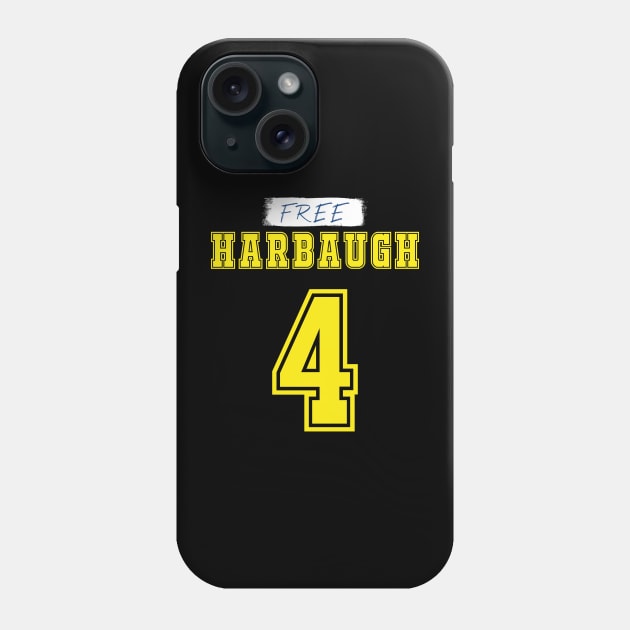 Free Harbaugh Phone Case by Bearlyguyart