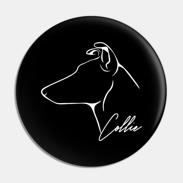 Proud Smooth Collie profile dog lover Pin by wilsigns