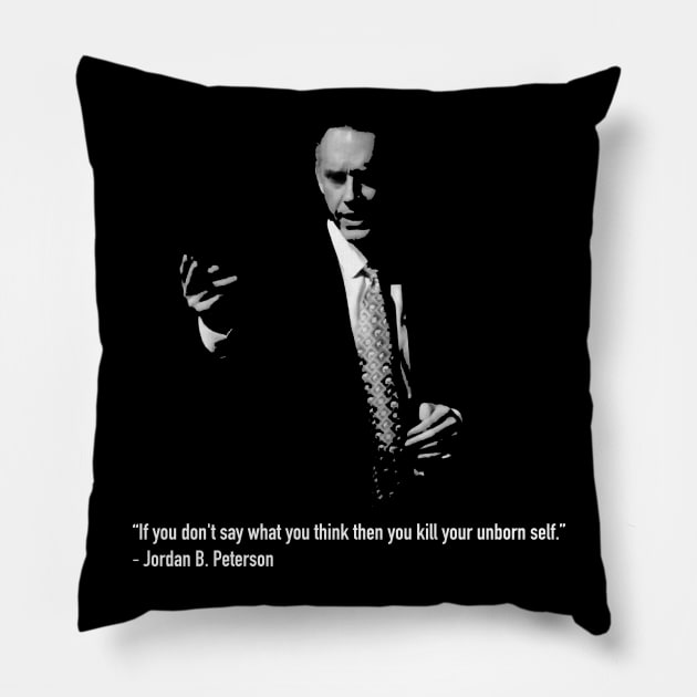 Jordan Peterson Pillow by vivalarevolucio