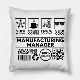 Manufacturing Manager Pillow