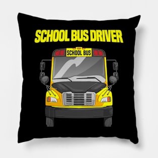 School Bus Driver Funny Busman Saying Pillow