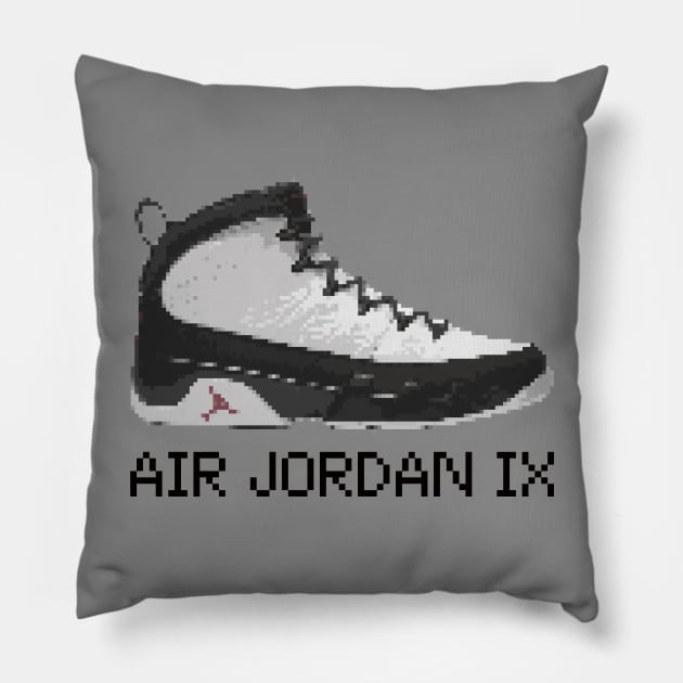 AJ IX - Pixelated art Pillow by Buff Geeks Art