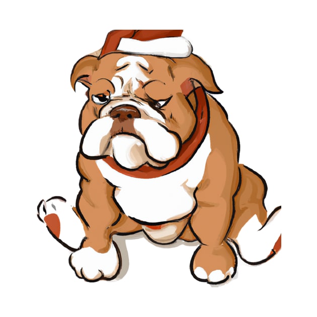 Cute Bulldog Drawing by Play Zoo