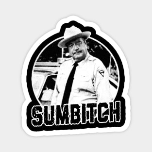 Black White Sumbitch Magnet