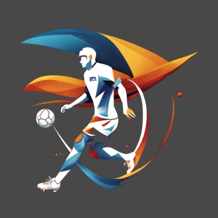 Dynamic Soccer Art T-Shirt