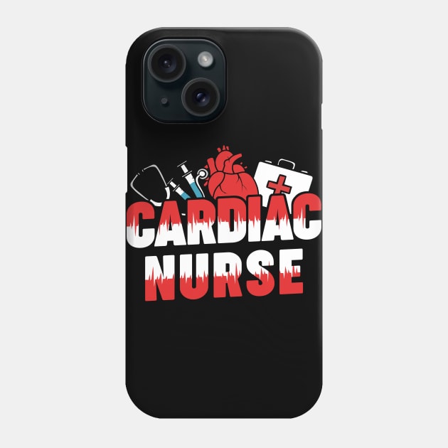 Cardiac Nurse Cardiovascular Nurses Heart Cardiology Phone Case by neonatalnurse