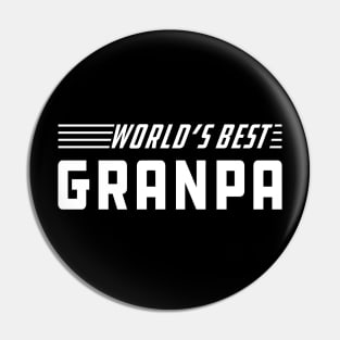 Grandpa - World's Best Grandpa Pin