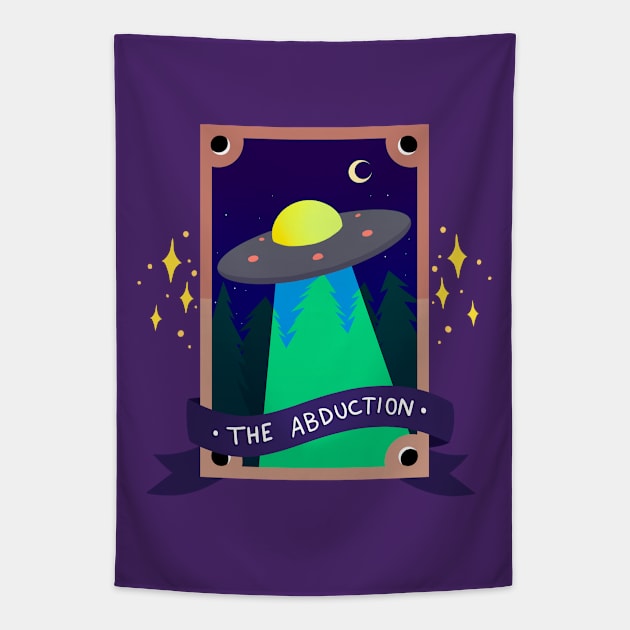 Tarot Abduction Tapestry by GabrielaBarros