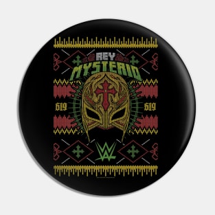 Rey Mysterio Christmas Ugly Pin