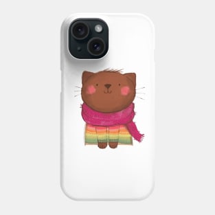 Red Scarf Kitty Phone Case