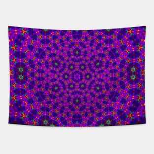 Purple Blue Mandala Tapestry