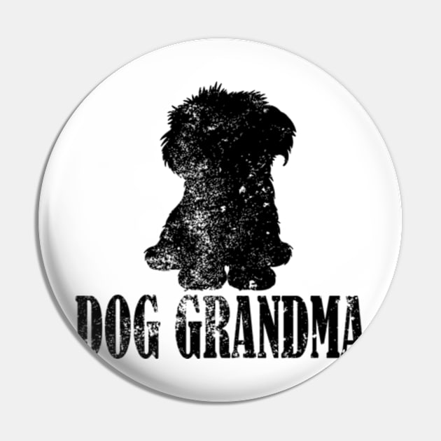 Maltese Dog Grandma Pin by AstridLdenOs