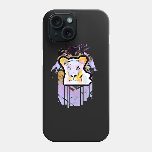 Lion Drawing Painting Design Art Phone Case by Shadowbyte91