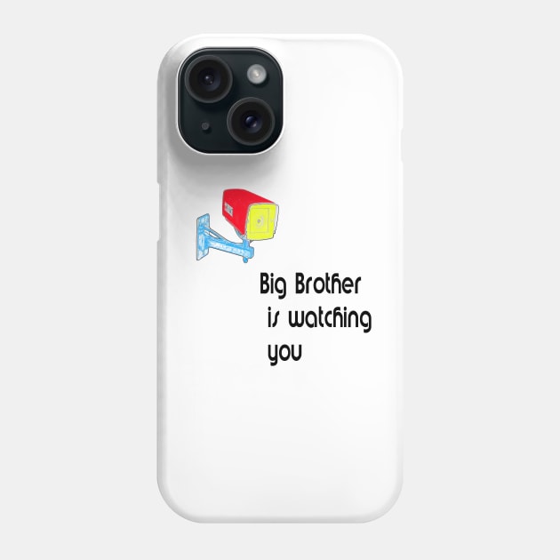 Big brother is watching you Phone Case by fantastic-designs