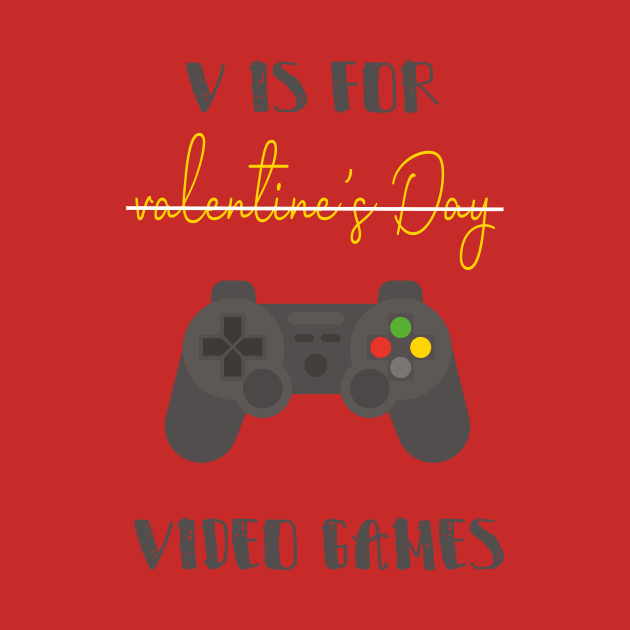 v is for video games by MerchSpot