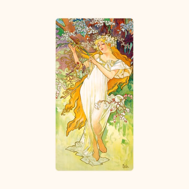 The Seasons, Spring (1896) by WAITE-SMITH VINTAGE ART