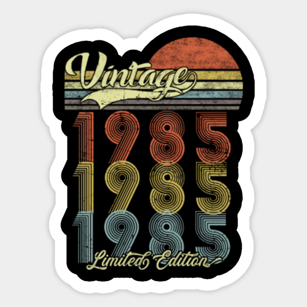 Vintage 1985 All Original Parts Men Women 35th Birthday Vintage