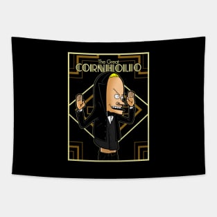 Funny 90's Cartoon Gangster Classic Movie Mashup Tapestry