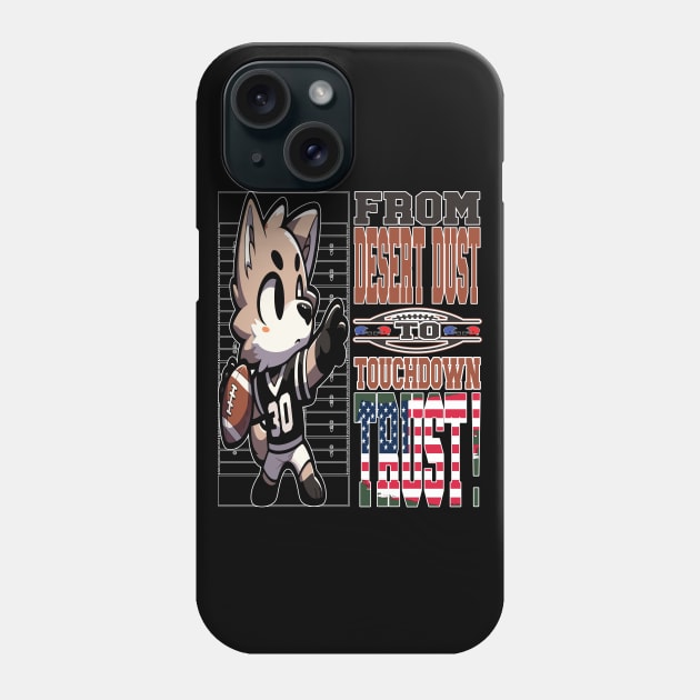 Coyote's Football Dream Phone Case by maknatess