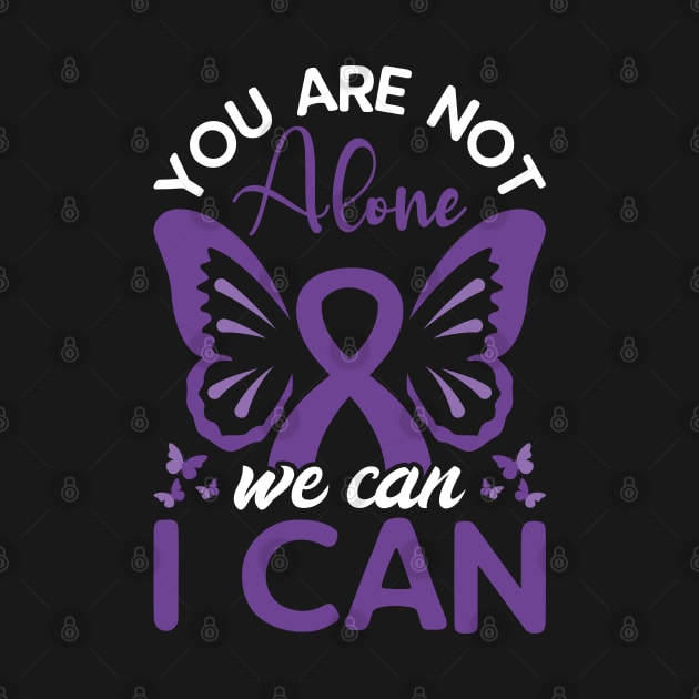 You are not alone we can I can, World Cancer Day by HassibDesign