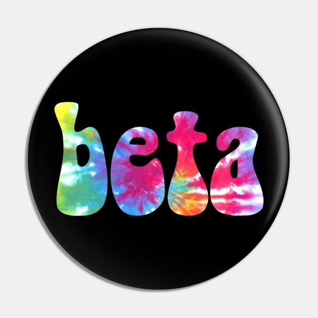 Tie Dye Beta Pin by lolosenese