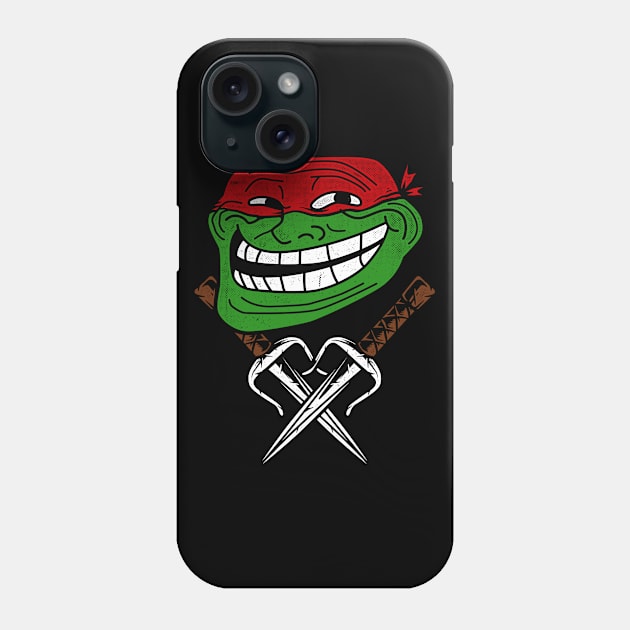 Trolltle Ninja Phone Case by quilimo