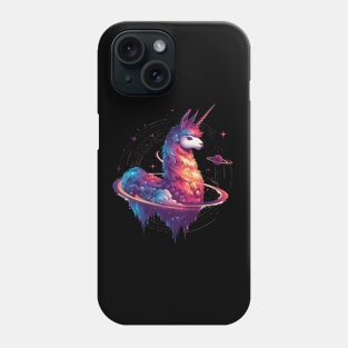 Trendy Doodle rainbow llamacorn unicorn llama Phone Case