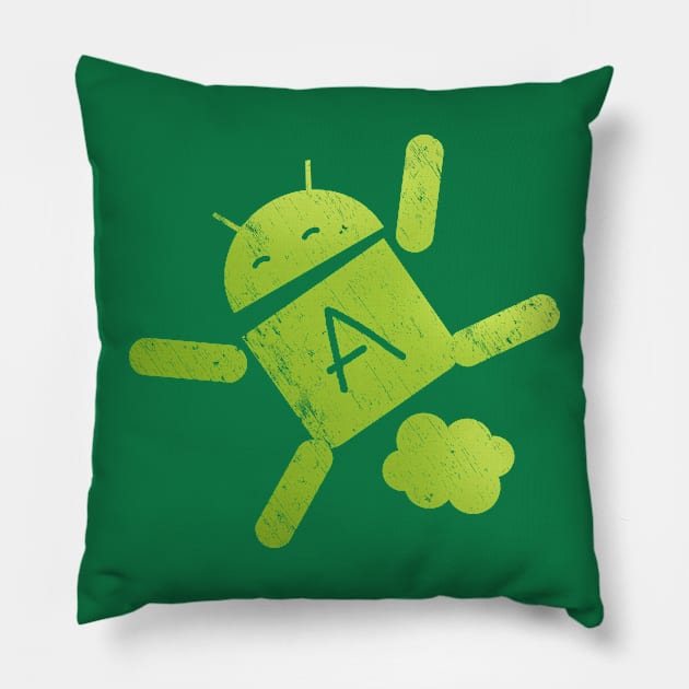 Alex the Android Pillow by BrownWoodRobot
