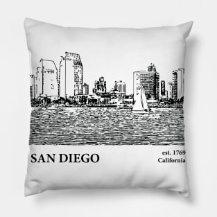 San Diego - California Pillow