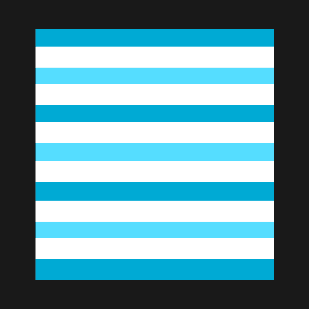 Dark white light blue stripes pattern by Baobabprintstore