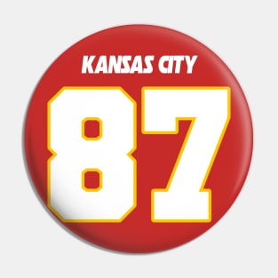 Travis Kelce Jersey (Front/Back Print) Pin