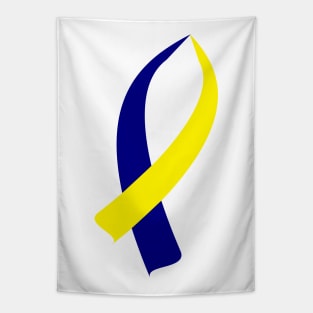 Down Syndrome Awareness Ribbon Tapestry