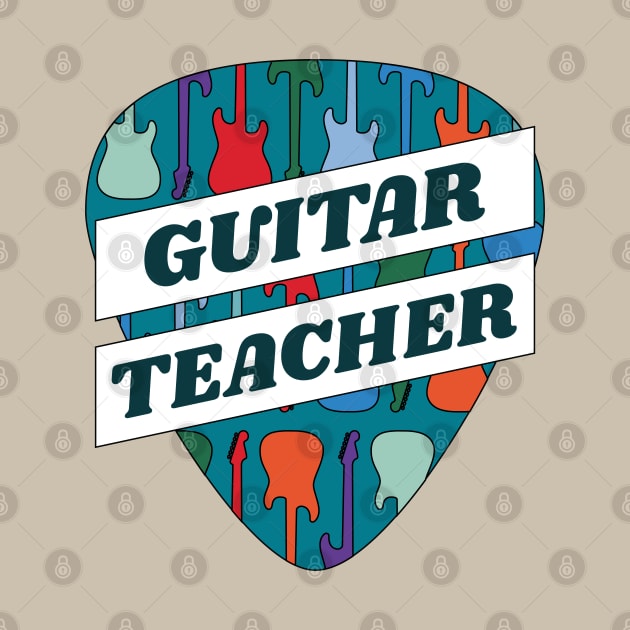 Guitar Teacher Guitar Pick by nightsworthy